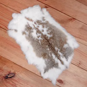 Rabbit Skin (white/brown speckles)