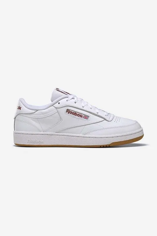 Reebok Classic leather sneakers Club C 85 IE1873 white color