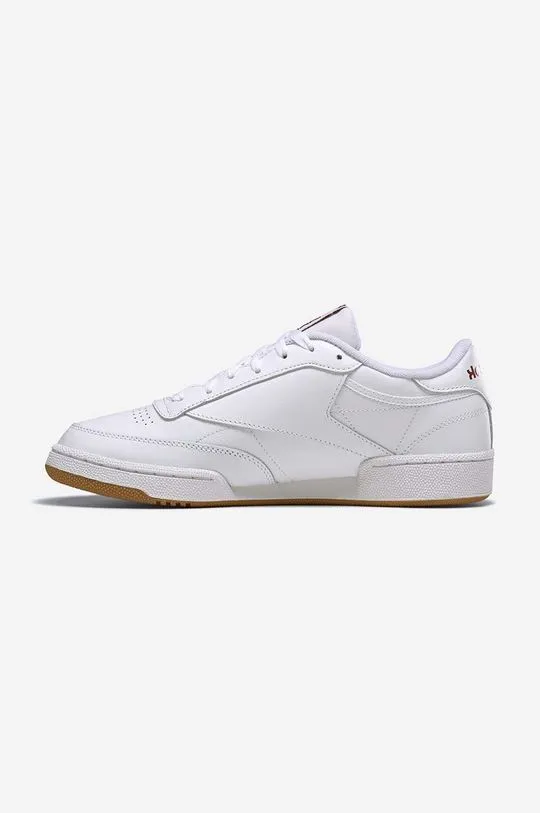 Reebok Classic leather sneakers Club C 85 IE1873 white color