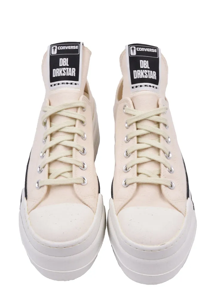 RICK OWENS DRKSHDW x CONVERSE DC02CX955 A04R1 DBL DRKSTAR OX SNEAKERS CHUCK 70 NATURAL