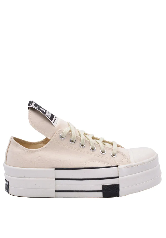 RICK OWENS DRKSHDW x CONVERSE DC02CX955 A04R1 DBL DRKSTAR OX SNEAKERS CHUCK 70 NATURAL