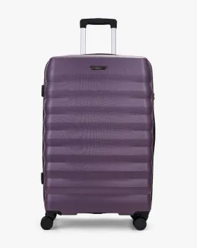 Rock Berlin Large Suitcase Purple | Simply Be