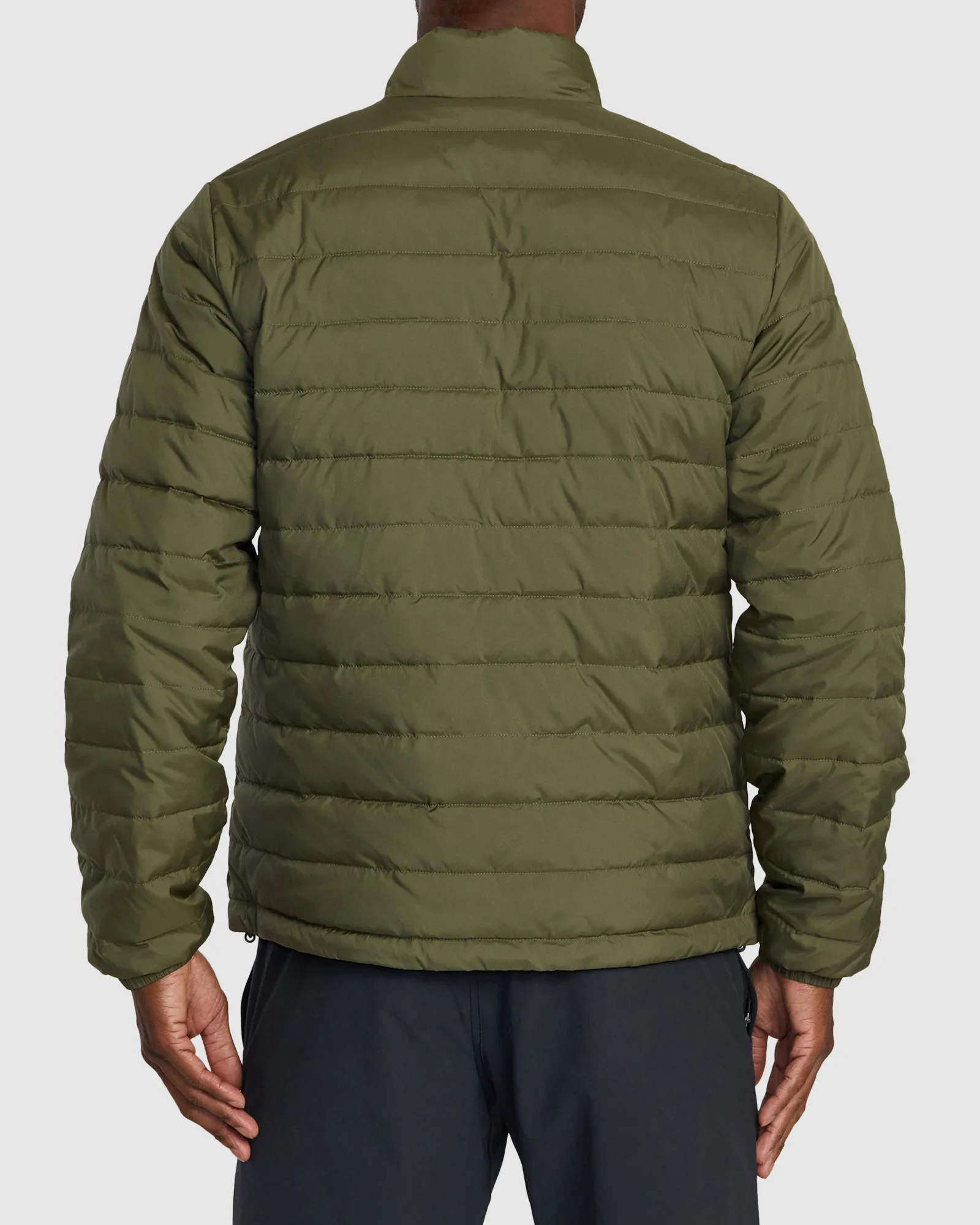 Rvca Packable Puffa Jacket - Army | SurfStitch