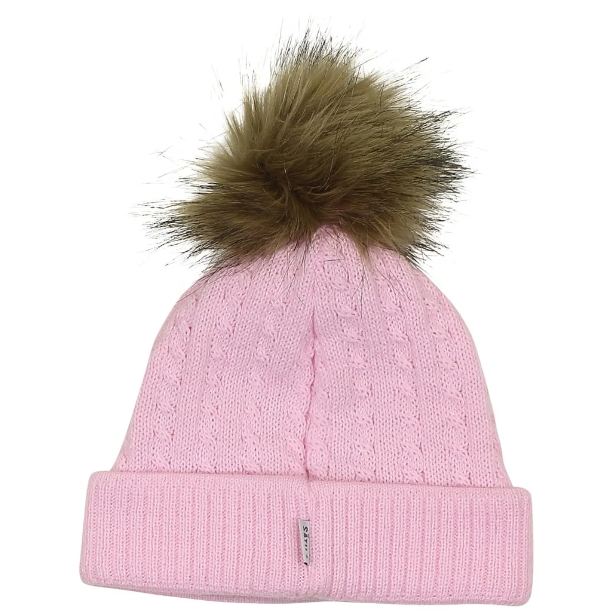 SATILA HAT WITH FAUX FUR POM POM PIPER 157