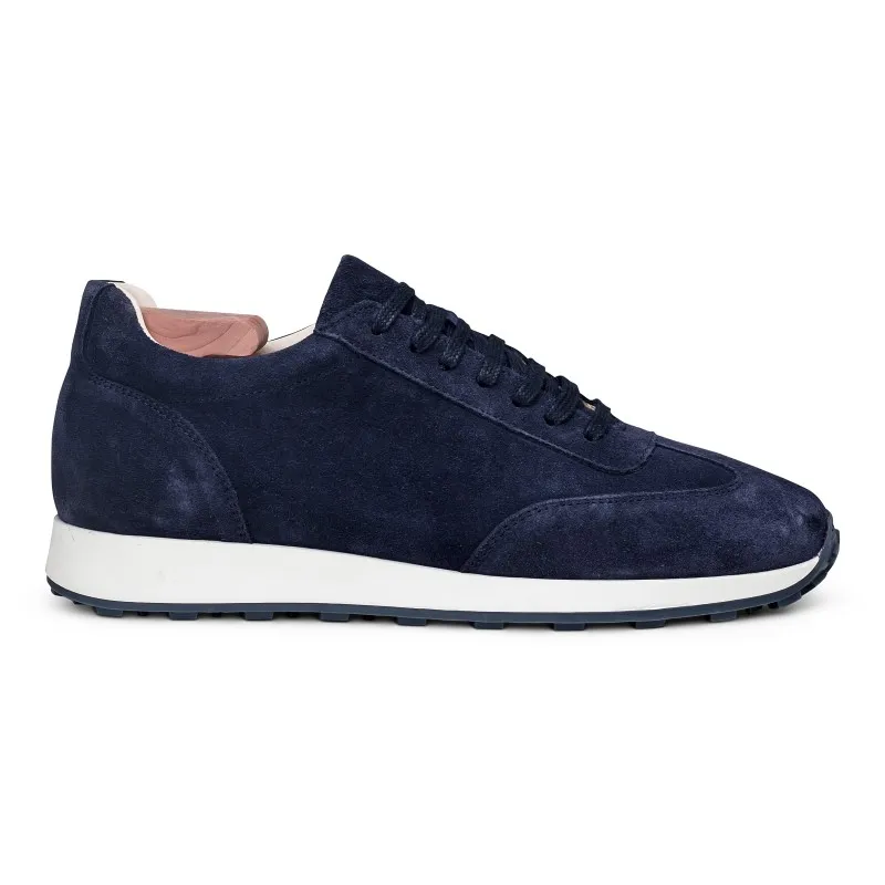 Skolyx Premium runners navy suede