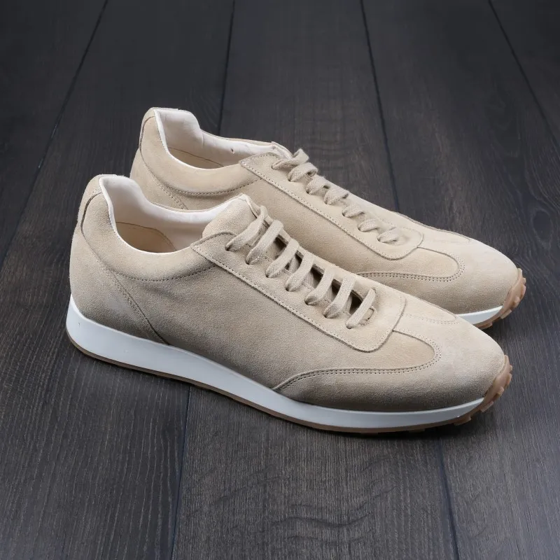 Skolyx Premium runners sand suede UK11 / EU45 - Seconds