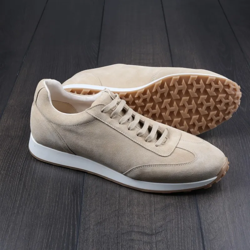 Skolyx Premium runners sand suede UK11 / EU45 - Seconds