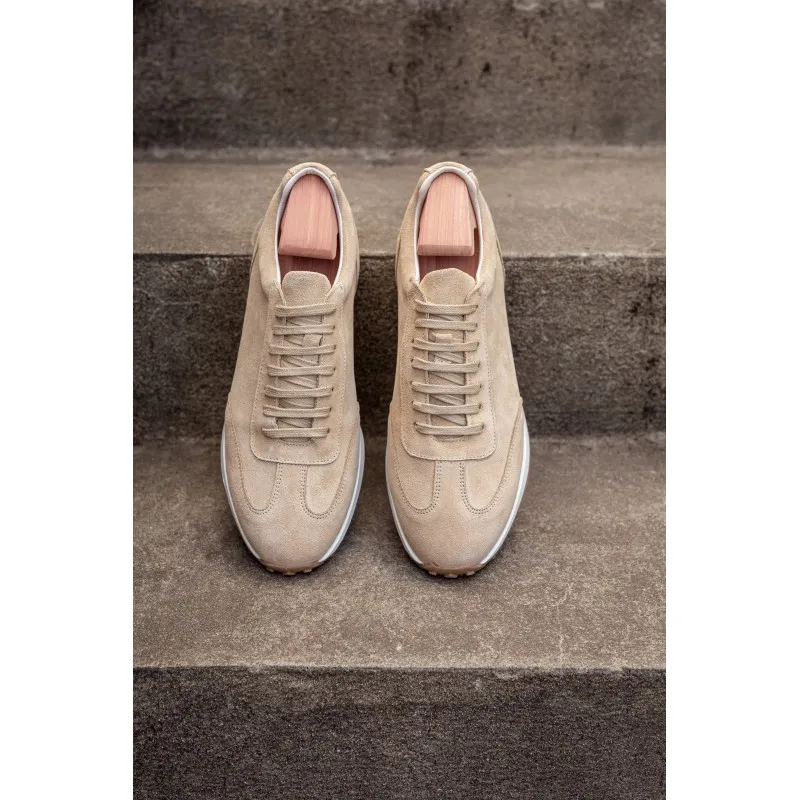 Skolyx Premium runners sand suede