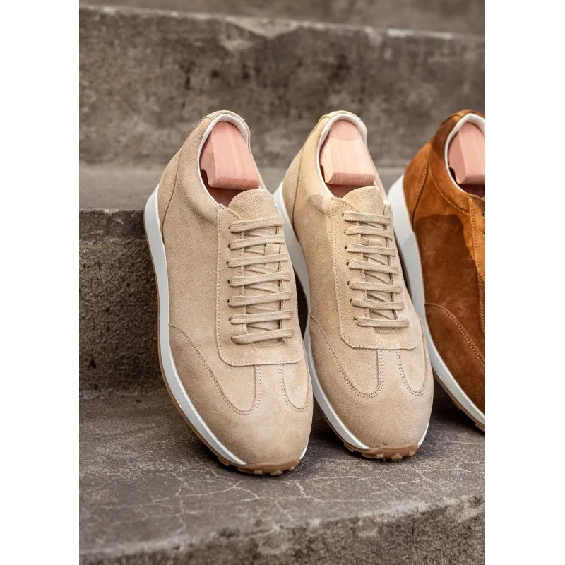 Skolyx Premium runners sand suede