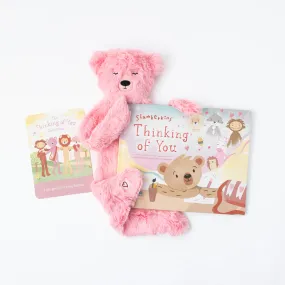 Slumberkins Peony Bear Snuggler & Book Set