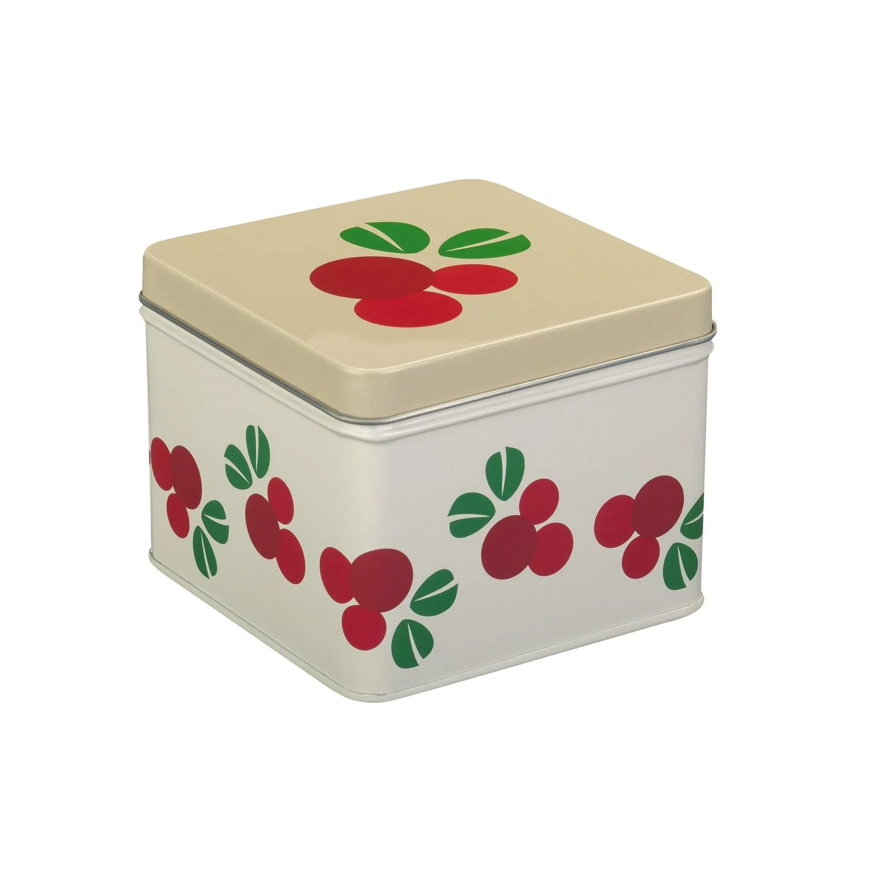 Small Tin Box, Cranberry