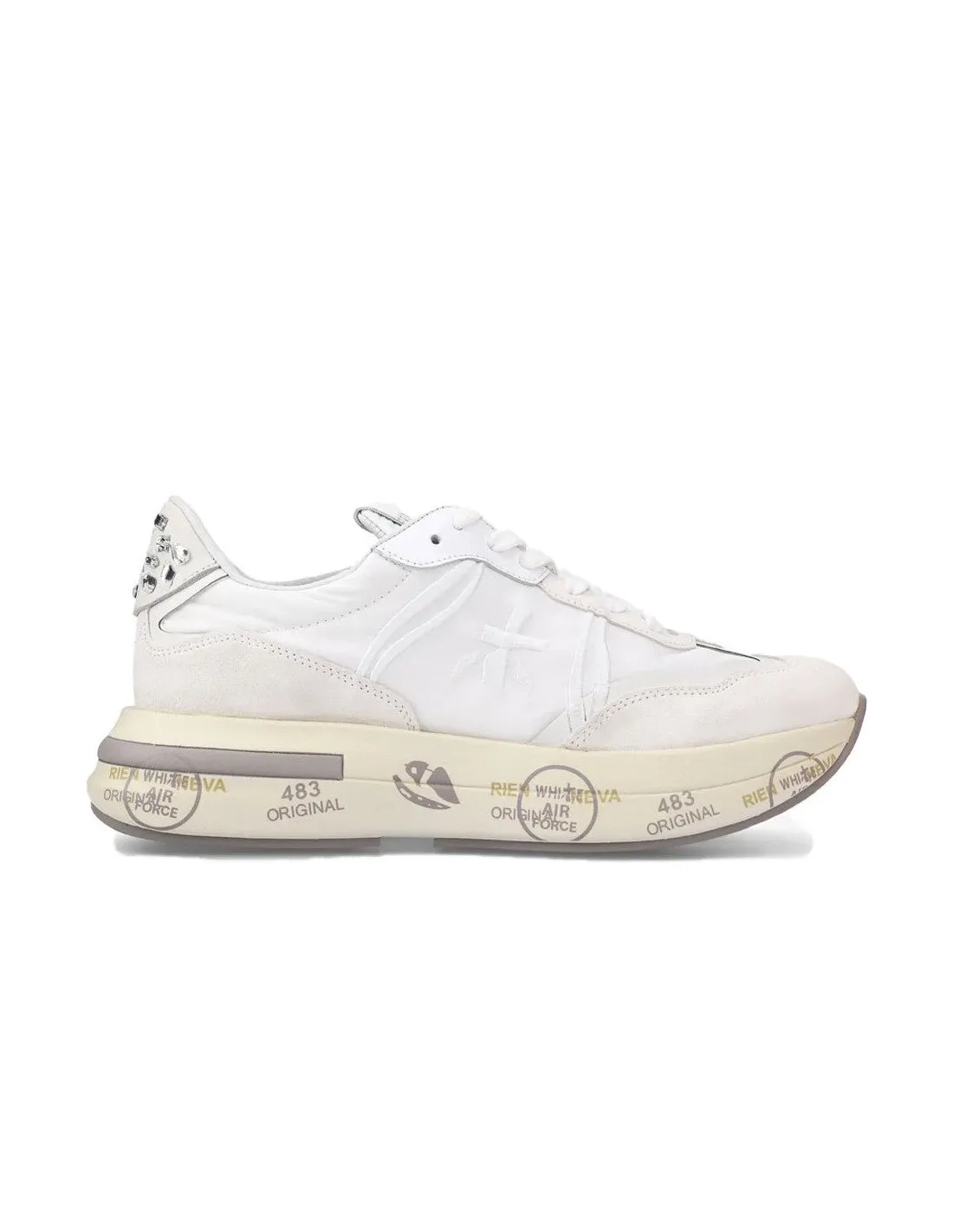 Sneakers Premiata donna Cassie 6717 bianche