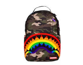 Sprayground Chenille Rainbow Shark Backpack