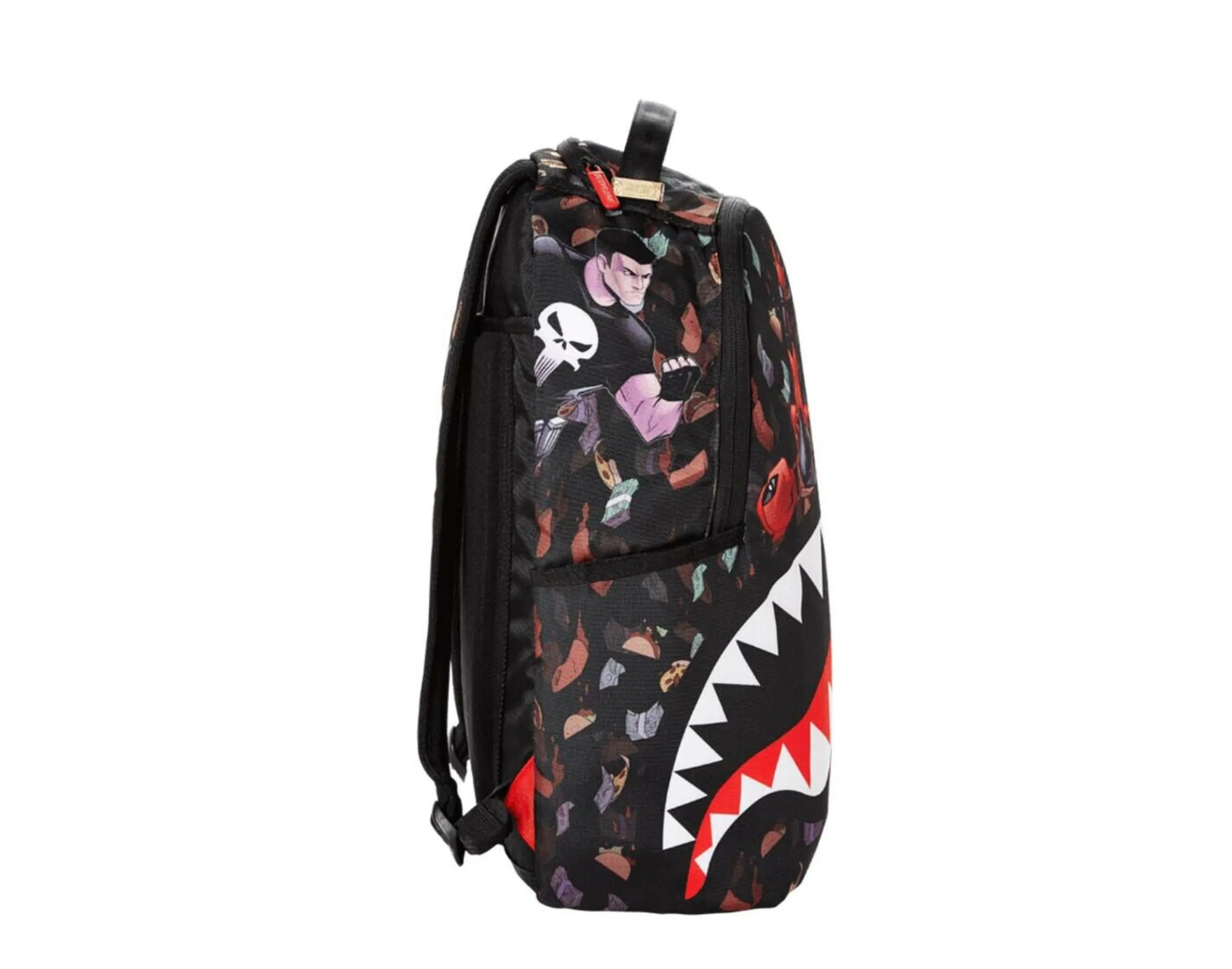 Sprayground Deadpool Taco$ Rain Shark Backpack