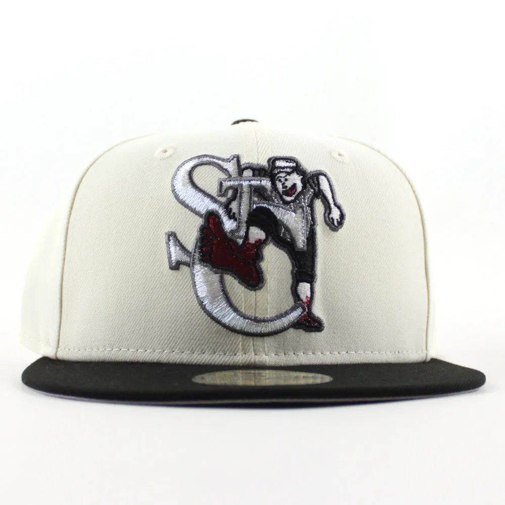 St. Catharines Stompers New Era 59Fifty Fitted Hat (Chrome White Black Gray Under Brim)