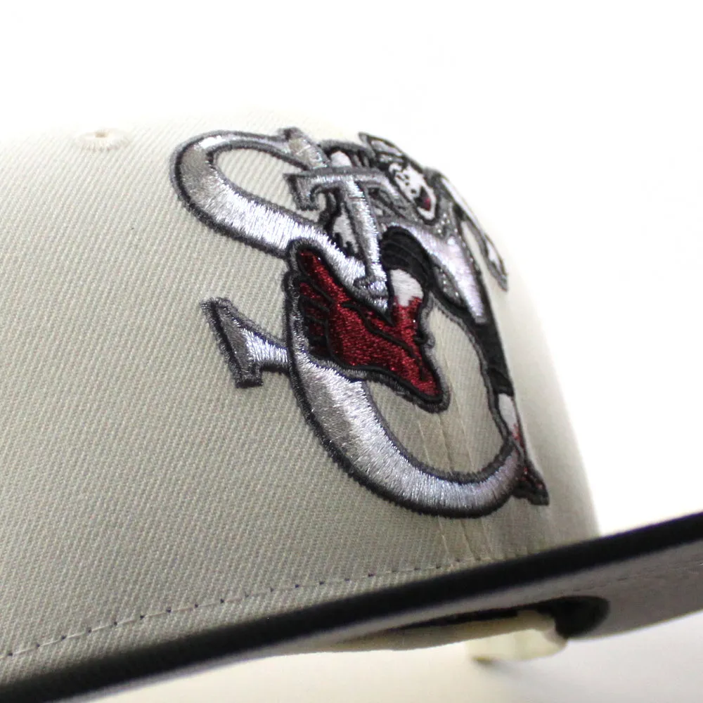 St. Catharines Stompers New Era 59Fifty Fitted Hat (Chrome White Black Gray Under Brim)