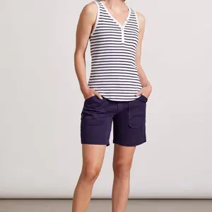 Stripe Henley Tank