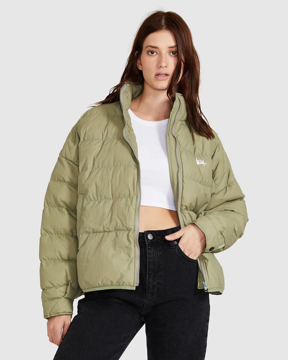 Stussy Forest Lightweight Puffa Jacket Basil Green