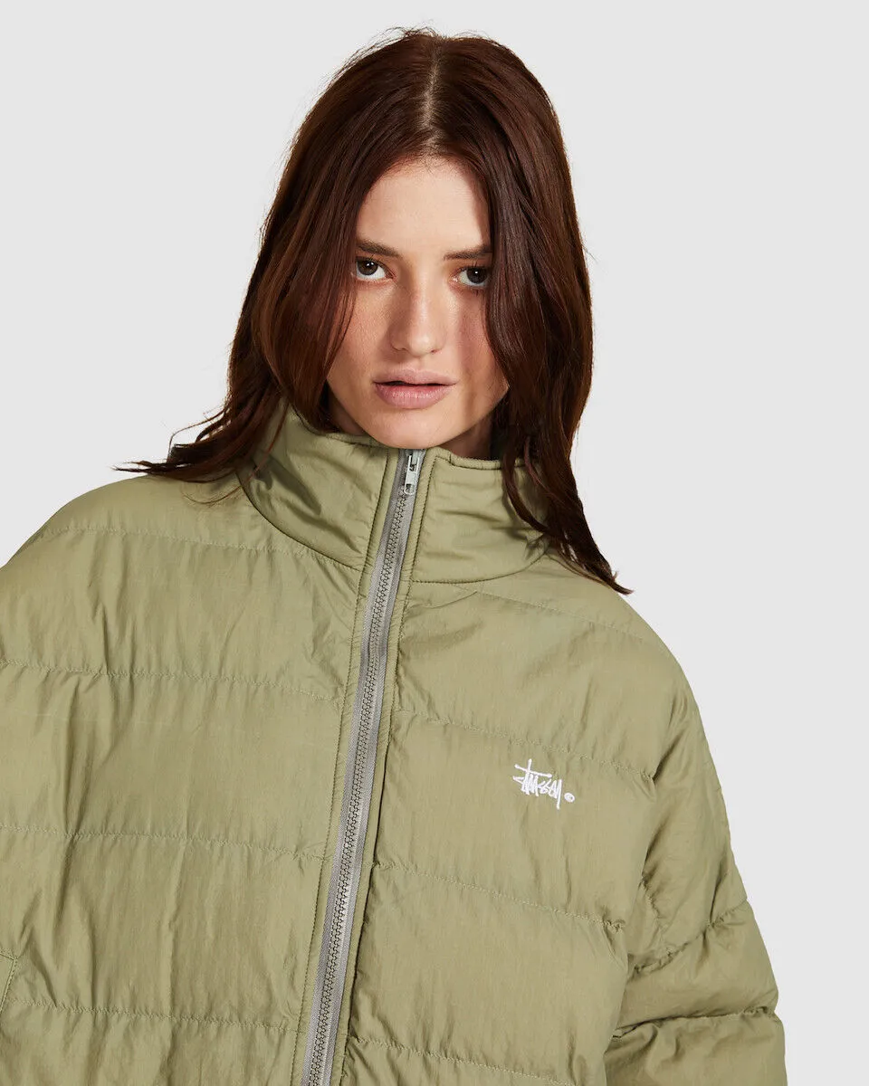 Stussy Forest Lightweight Puffa Jacket Basil Green