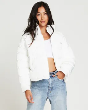 Stussy Forest Lightweight Puffa Jacket White