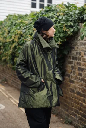 Taffeta Green Puffa Jacket