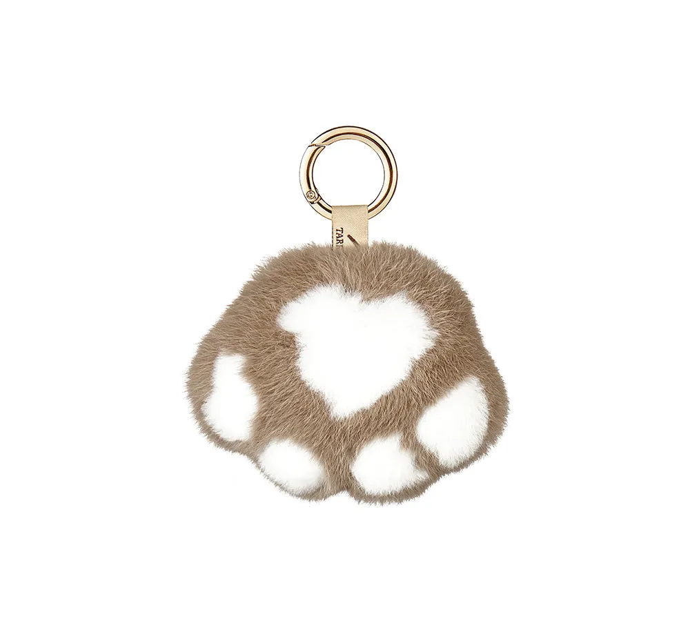 TARRAMARRA Fluffy Cat Paw Keyring