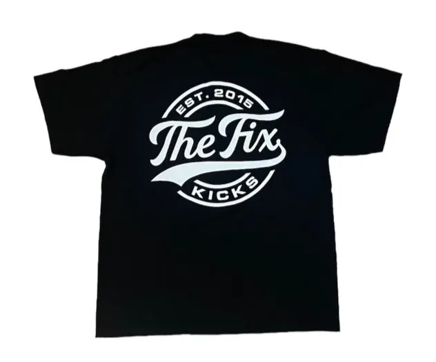 The Fix Kicks Stamp Tee Shirt (Black)