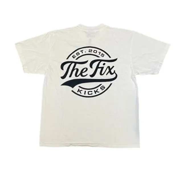 The Fix Kicks Stamp Tee Shirt (White)