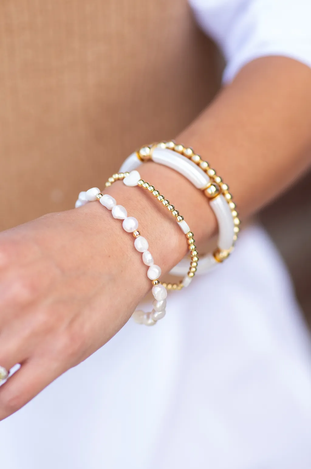 The Margaret Gold Bracelet by Annie Claire Designs