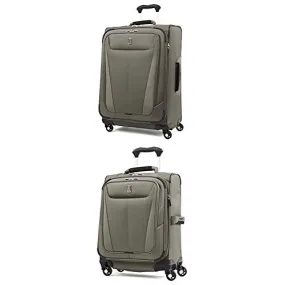 Travelpro Luggage Maxlite 5 Lightweight Expandable Suitcase + 20 Carry-On Spinner (Slate Green)