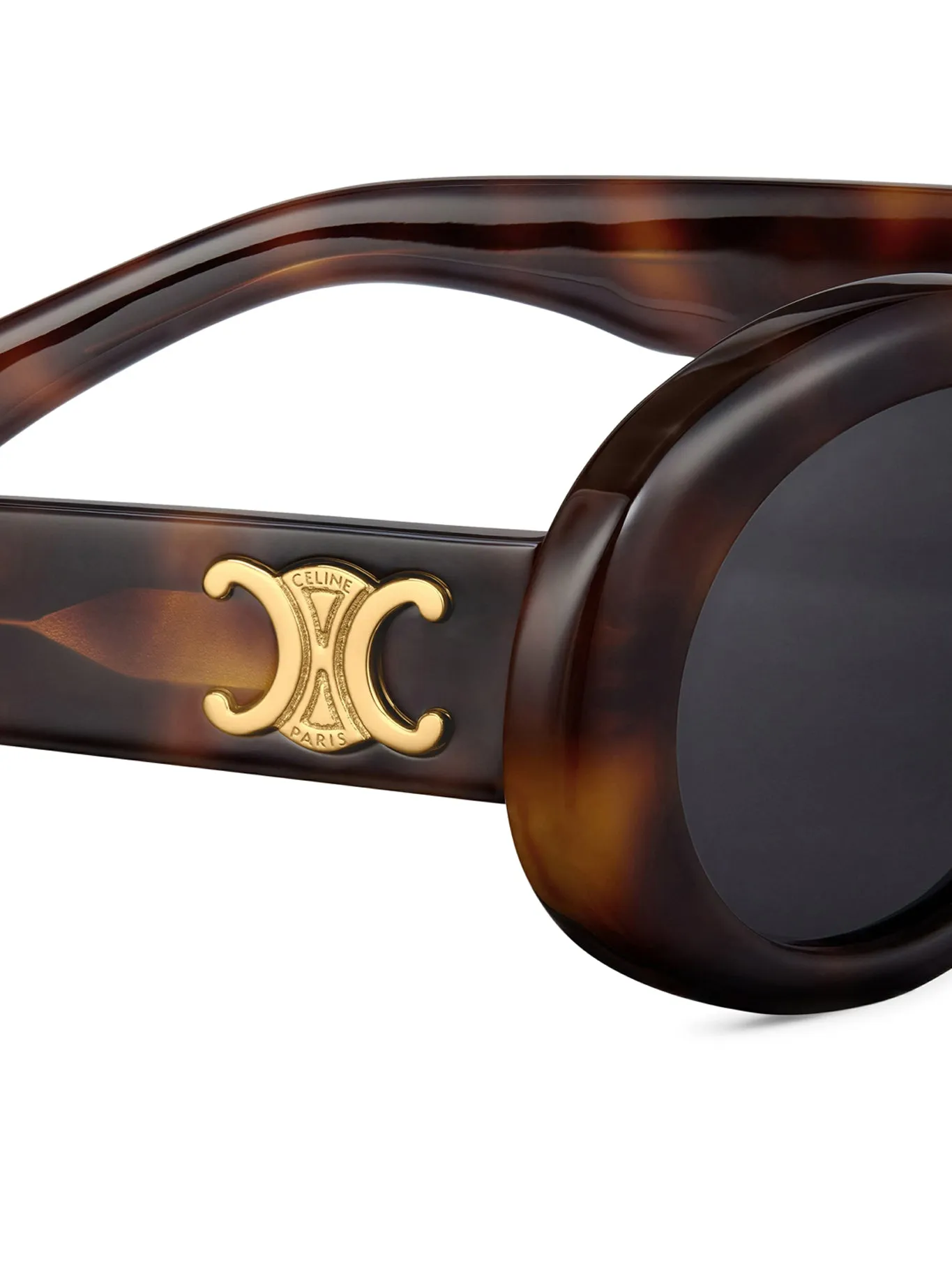 TRIOMPHE 01 SUNGLASSES IN BLONDE HAVANA ACETATE