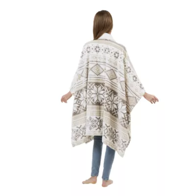 True North By Sleep Philosophy Plush Midweight Wearable Throw Wrap