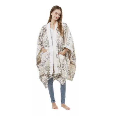 True North By Sleep Philosophy Plush Midweight Wearable Throw Wrap