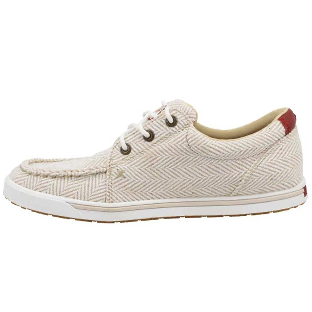 Twisted X Kicks Sand/ White (Women's)