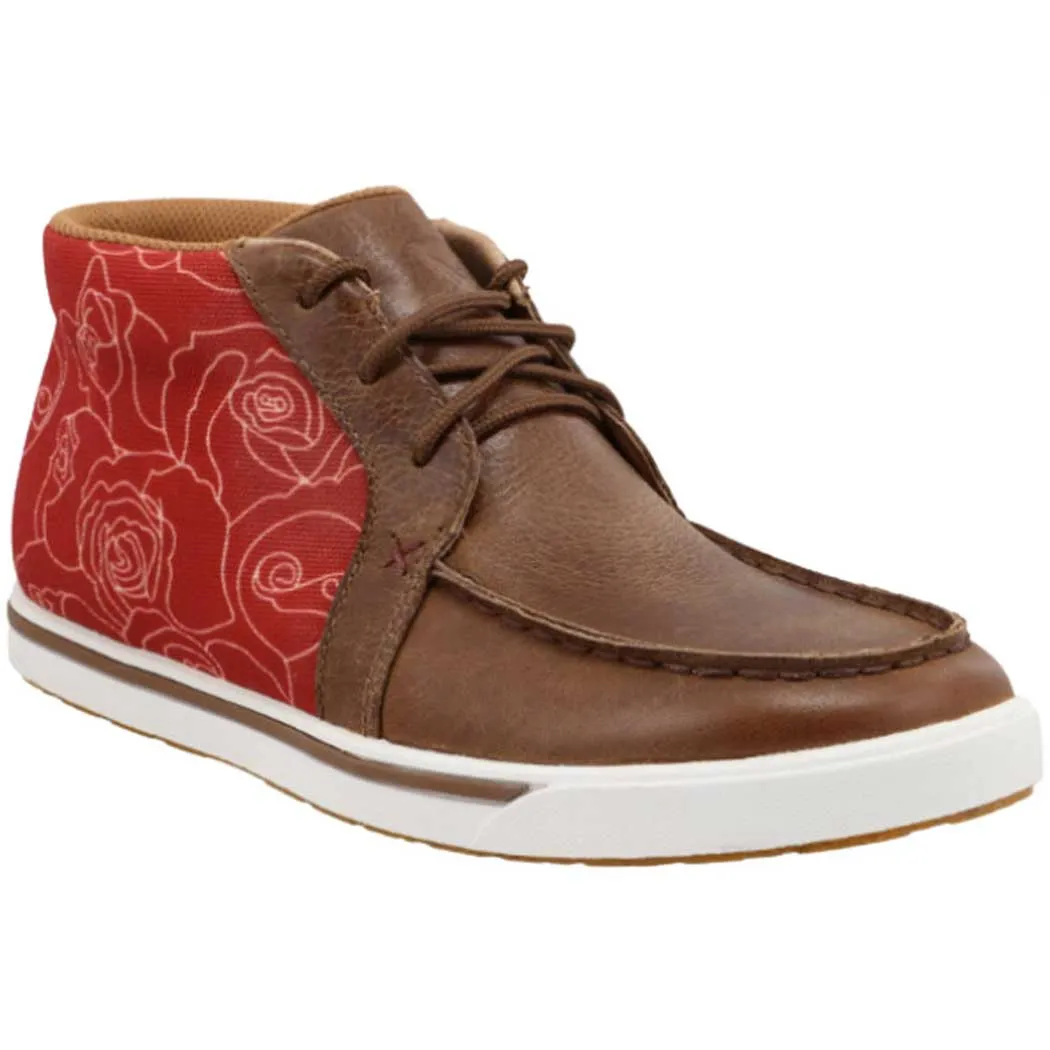 Twisted X Olivia Bennett Kicks Sequoia & Scarlet Red (Women's)