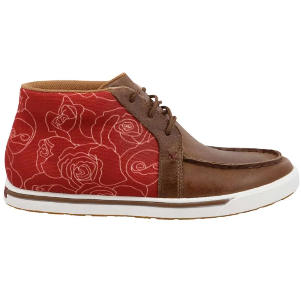 Twisted X Olivia Bennett Kicks Sequoia & Scarlet Red (Women's)