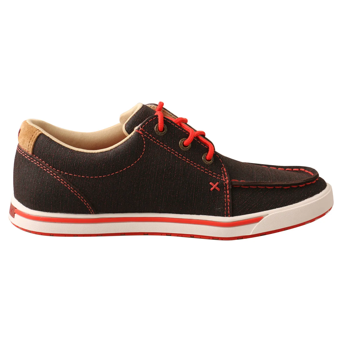 Twisted X Women's Kicks-Black/Grenadine