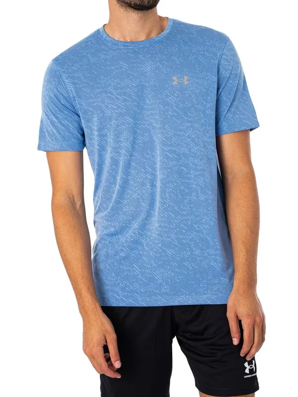 Under Armour Launch Camo T-Shirt - Blue