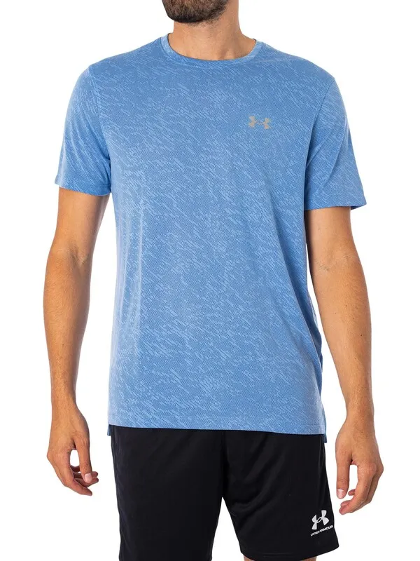 Under Armour Launch Camo T-Shirt - Blue