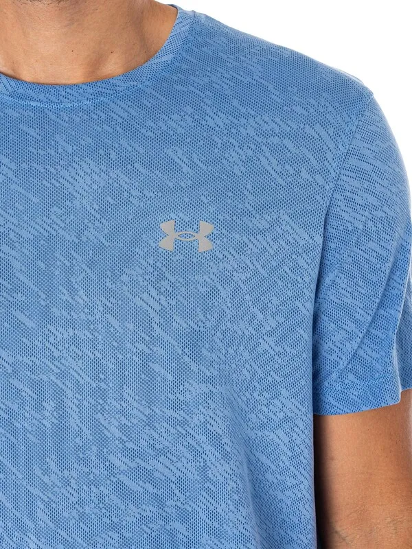 Under Armour Launch Camo T-Shirt - Blue