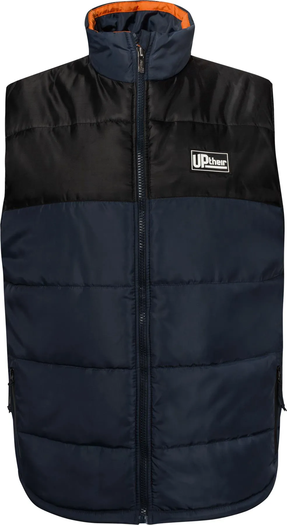 Uptheir Carlo Sleeveless Puffa Gilet - Blue