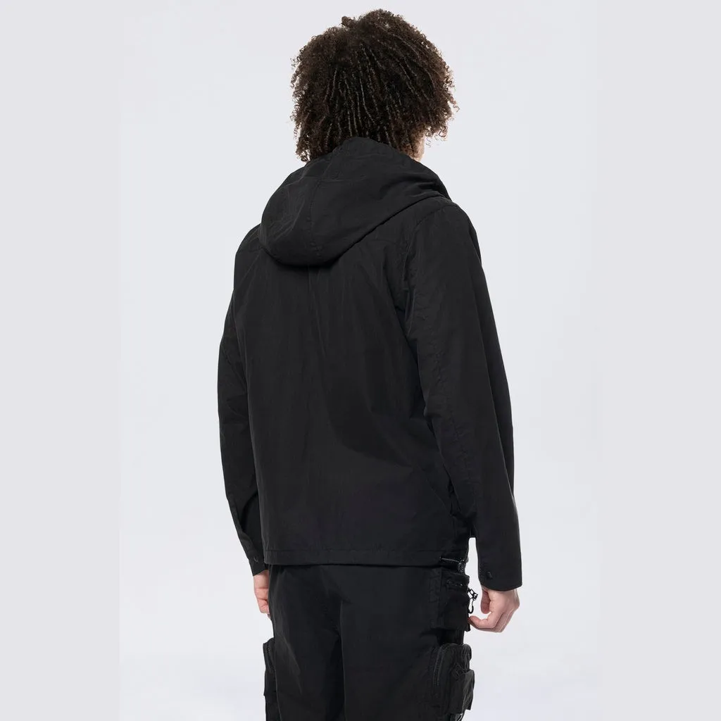 Utility Windbreaker Jacket - Black