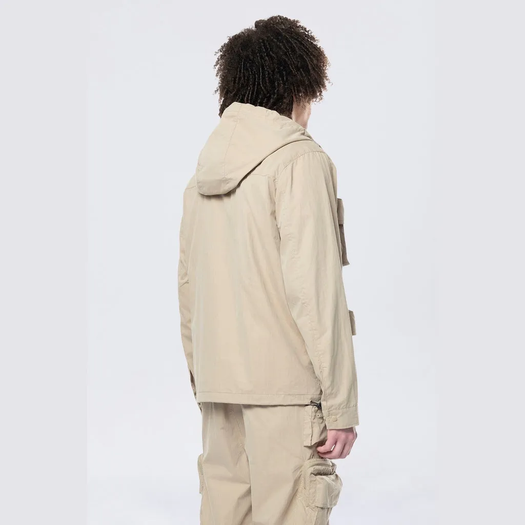 Utility Windbreaker Jacket - Khaki