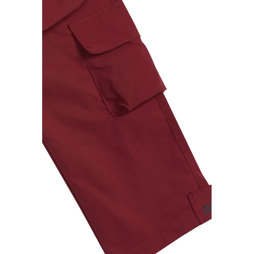 Utility Windbreaker Pants - Burgundy