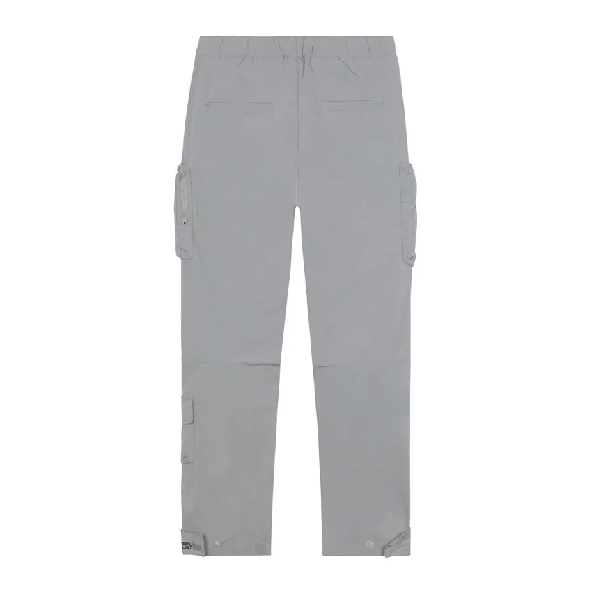 Utility Windbreaker Pants - Light Grey