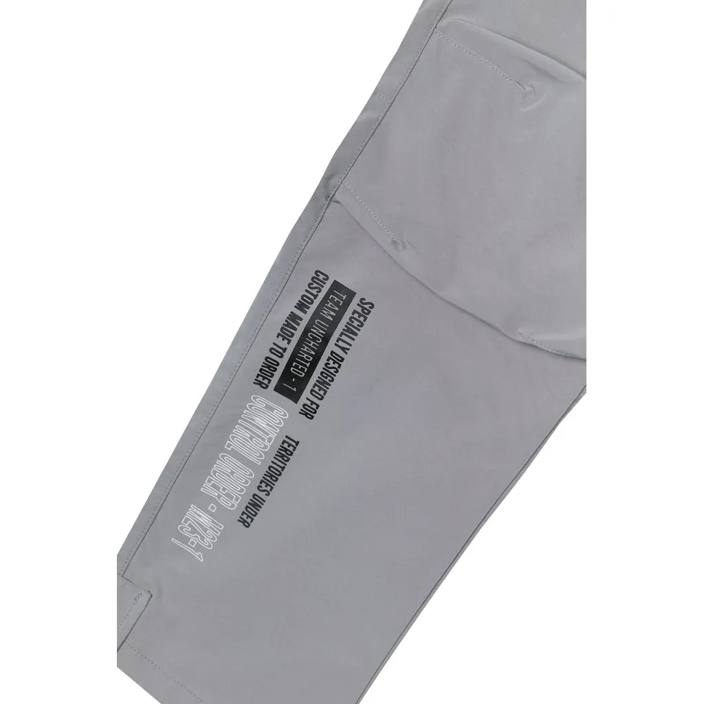 Utility Windbreaker Pants - Light Grey