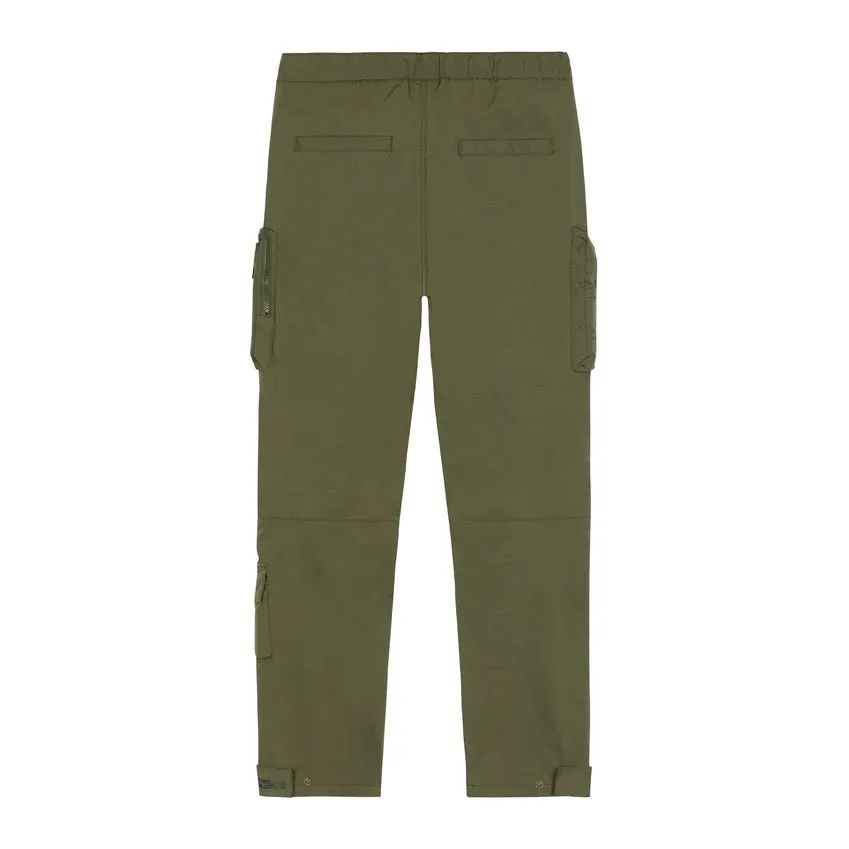 Utility Windbreaker Pants - Olive