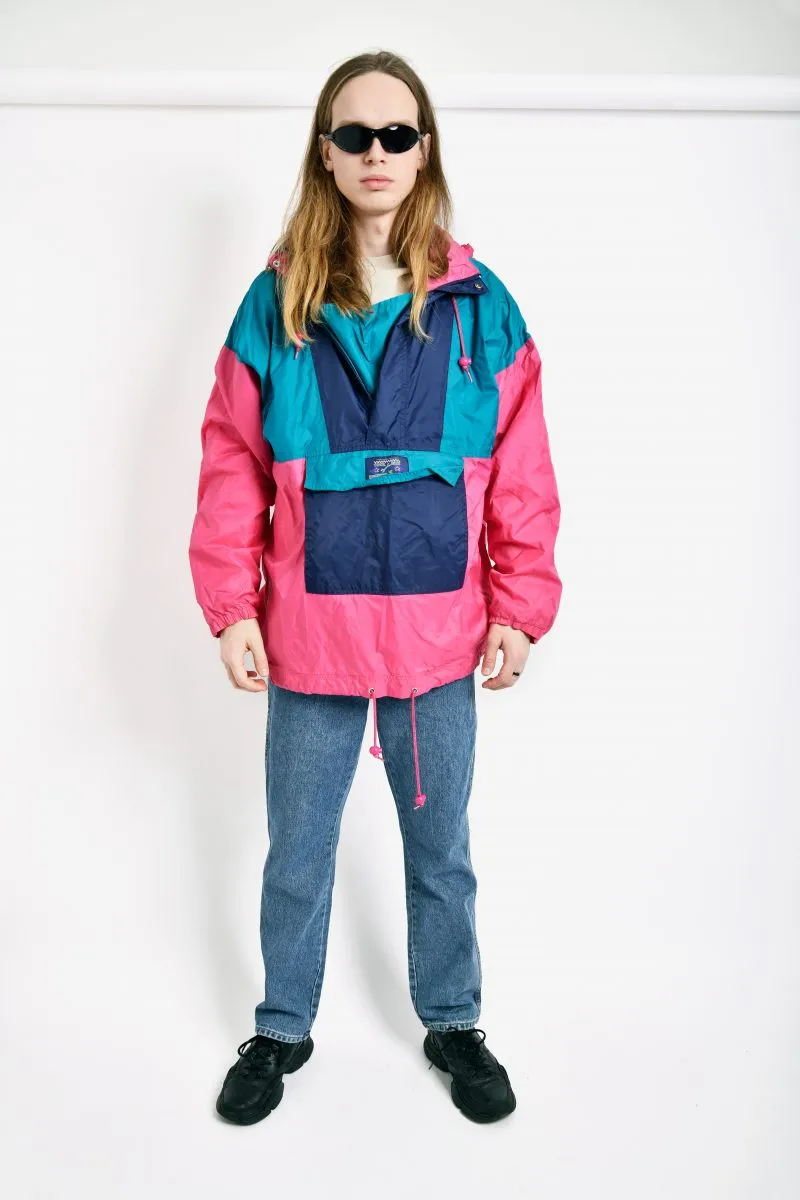 Vintage lightweight windbreaker pink