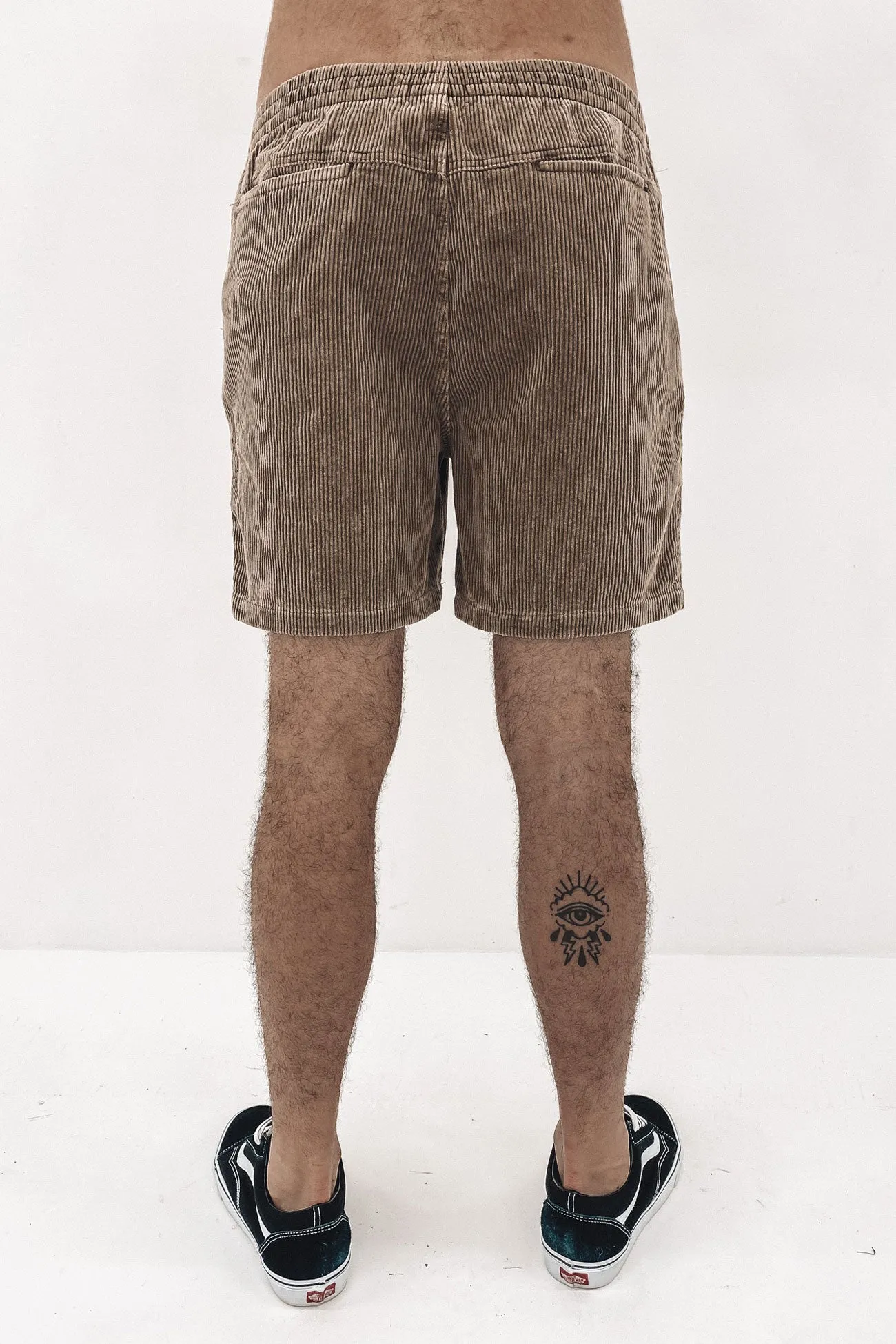 Wide Wale Cord Beachshort Fossil