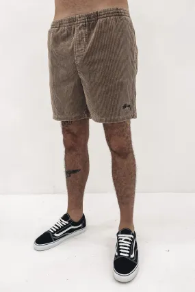 Wide Wale Cord Beachshort Fossil